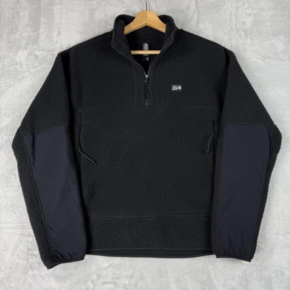 Mountain Hardwear Women HICAMP Heavy Fleece Half Zip Sz M Outdoor Hike Gorpcore